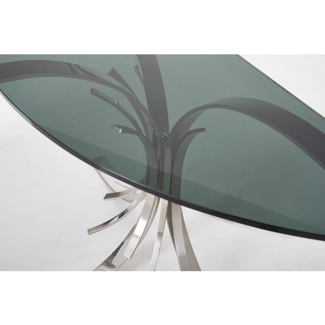 Vintage Console Table by Maria Pergay for Design Steel, 1972 For Sale - Image 6 of 12