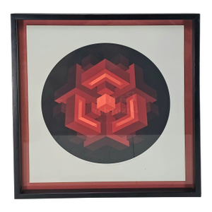 Brian Halsey "Centrion" Signed & Framed Serigraph – Limited Edition 5/40