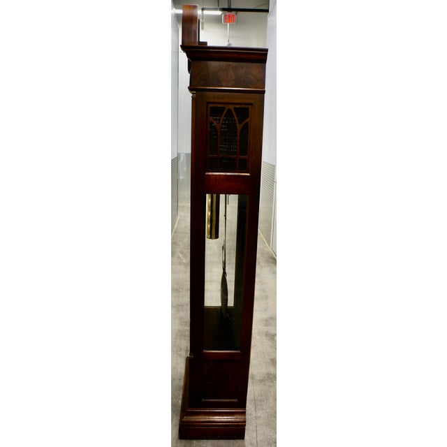 Wood 1980s Ridgeway Grandfather Clock For Sale - Image 7 of 11