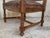 Louis XVI Style Italian Pair of Carved Walnut Armchairs, 1900s For Sale - Image 13 of 18