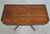 Vintage Rosewood Regency Style Flip Top Hall Table For Sale - Image 4 of 12