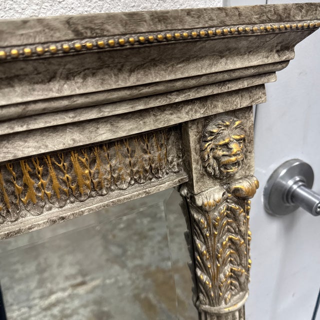 Circa 1990's Alden Furniture Neoclassical-Style Carved Wood Mirror For Sale - Image 12 of 12