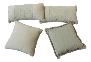 Set of 4 Decorative Bedroom Pillows