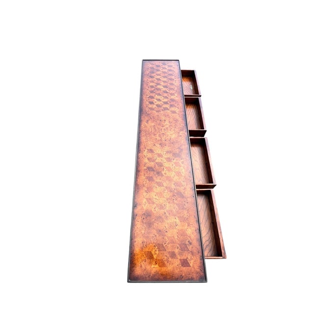Late 20th Century Theodore Alexander Parquetry Console / Sofa Table For Sale - Image 10 of 16