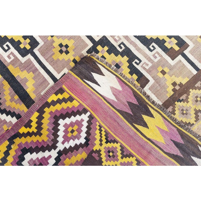 Doris Leslie Blau Vibrant Vintage Afghan Kilim Rug For Sale - Image 9 of 9