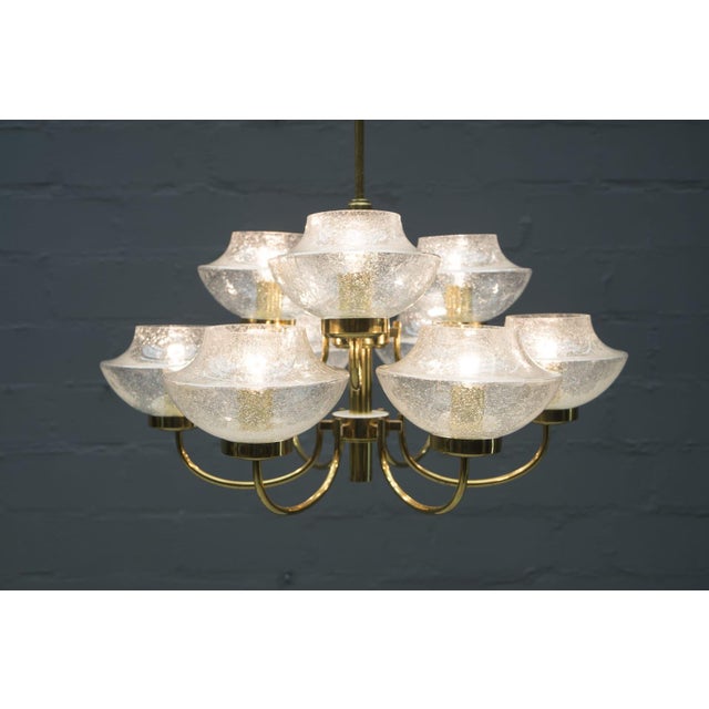 This lamp was manufactured in Germany during the 1960s. Fully functional.With three E14 sockets. Works with 220V and...