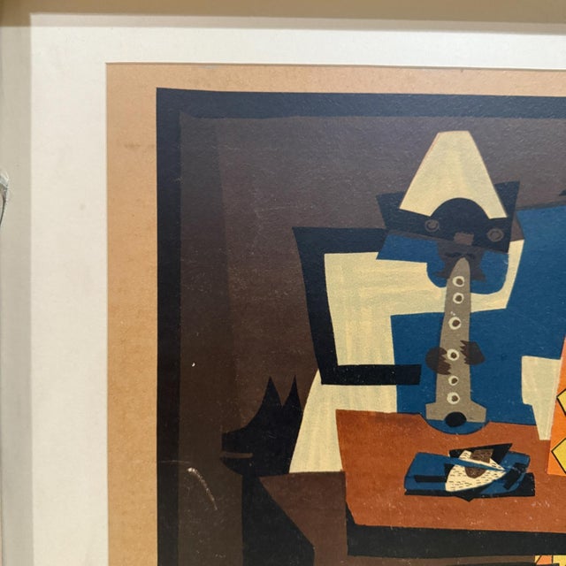 Modern Vintage Modern Framed Art Picasso Three Musicians MoMA For Sale - Image 3 of 12