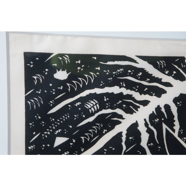 1990s James Surls 'He He He' Expressionist Linocut Print Printers Proof Modernism 56" For Sale - Image 9 of 15