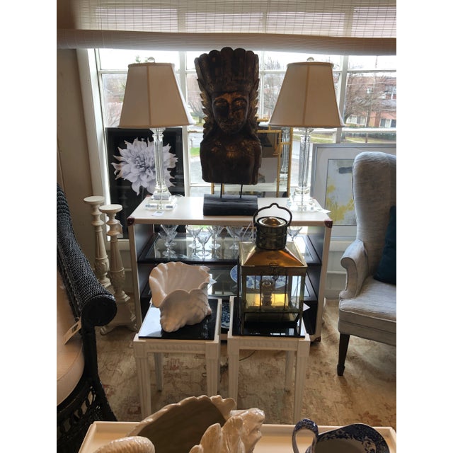 Large Giltwood Thai Goddess Sculpture For Sale - Image 11 of 11