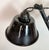 Industrial Black Enamel Scissor Wall Lamp, 1950s For Sale - Image 9 of 18