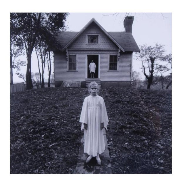 A framed vintage gelatin silver photograph print by American surrealist photographer Arthur Tress (1940-). The work...
