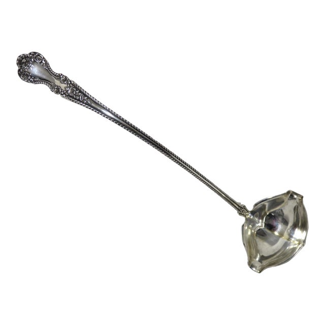 Large Antique Gorham Sterling Silver Punch Bowl Ladle Chairish