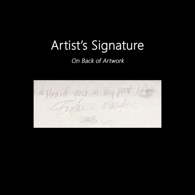 Heard You in My Past Life - Abstract Modern Textural Painting on Canvas Original Artwork by Taylour Martin For Sale - Image 9 of 9