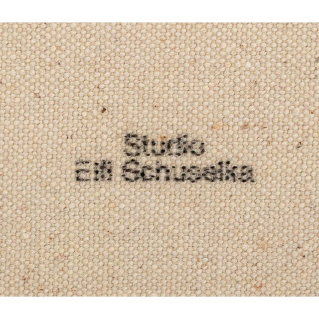 Late 20th Century Elfi Schuselka Abstract Composition Oil on Canvas For Sale - Image 5 of 5