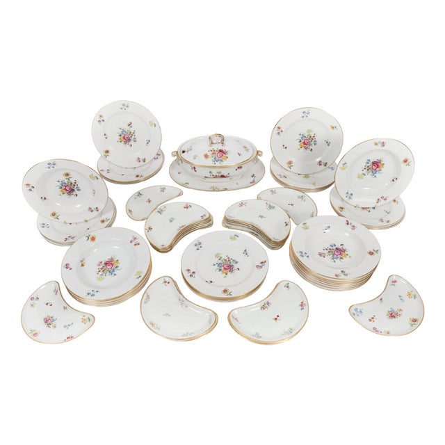 Antique Spode Dinner Service from Thomas Goode & Co, 1800s, Set of 60 For Sale