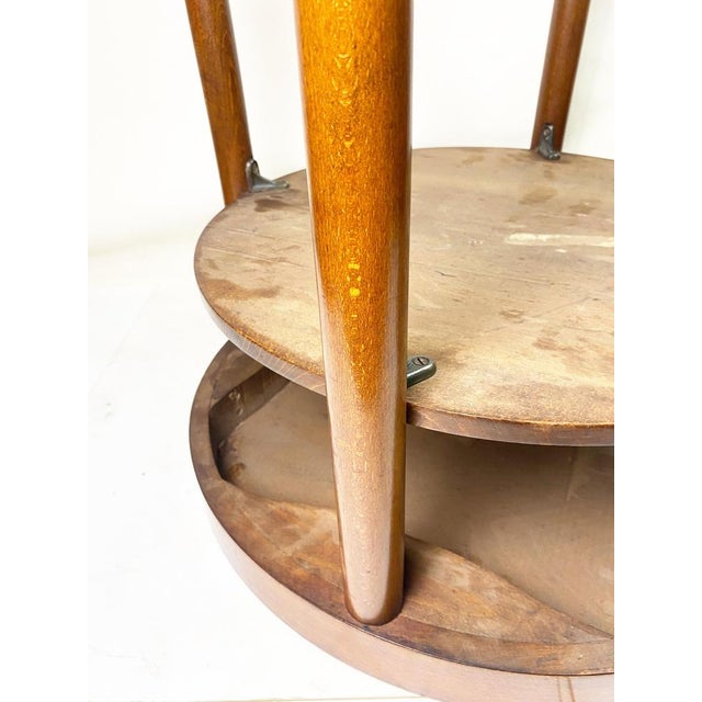Wood T 253 Table from Thonet, 1930s For Sale - Image 7 of 8