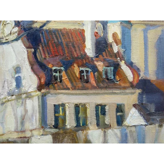 Valery Bayda, Town, The Embankment, 2017, Oil on Canvas For Sale - Image 4 of 7