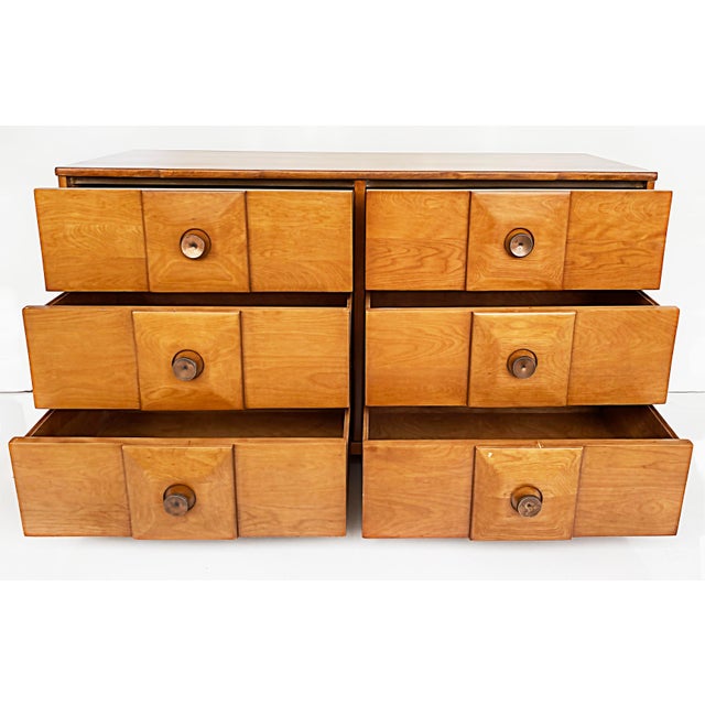 Blonde 1940s French & Heald Block Front Chest of Drawers Chairish