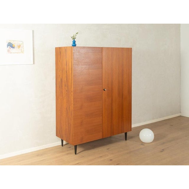 1960s wardrobe excellent craftsmanship high-quality materials Made in Germany Width: 120 cm Height: 162 cm Depth: 54 cm...