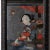 A verre eglomise Chinese export portrait painting, circa 1900. 15 inches wide by 19 inches tall; 1 ½ inches deep