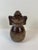 Mid 20th Century Vintage Carved Wooden Vessel With Turtle Finial – Tribal Style Decorative Object For Sale - Image 5 of 6