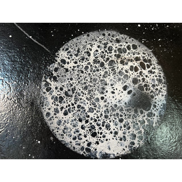 2000 - 2009 Modern Planet Earth - Space Oil on Canvas Painting For Sale - Image 5 of 13