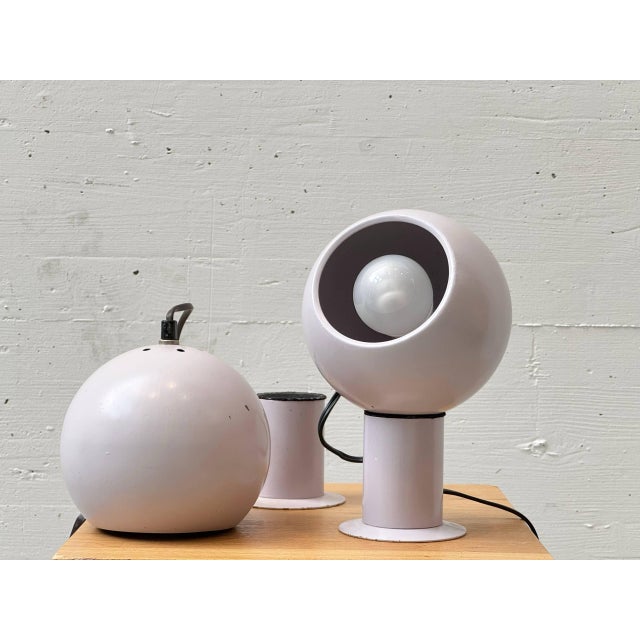 Vintage Eyeball Table Lamps, Italy, 1970s, Set of 2 For Sale - Image 16 of 16