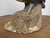 Midcentury Painted Concrete Pelican Sculpture on Base with Distressed Patina For Sale - Image 4 of 12