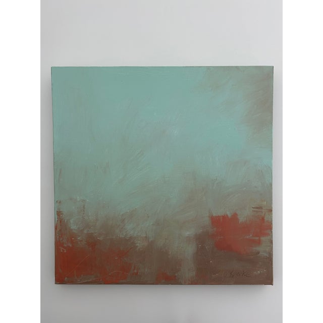 Abstract Oil Painting on Canvas by Colleen O’Rourke – Moody & Captivating This stunning original abstract oil painting on...