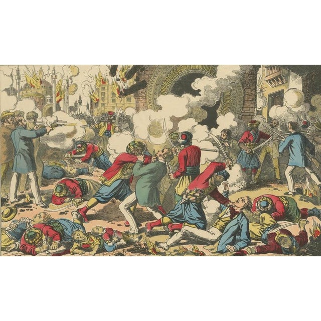 Paper Egypt Crisis Battle Scene, 1882, Paper For Sale - Image 7 of 10