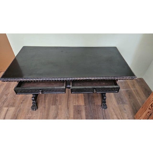 Beech Desk Table, 1930s For Sale - Image 6 of 9