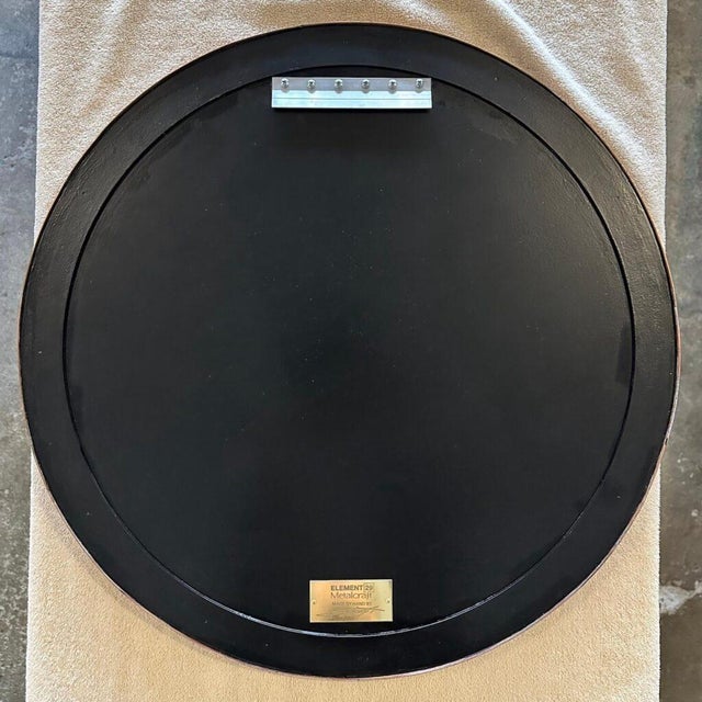 Abstract Geometric Metal Wall Relief Sculpture "Echo of Deco" by Jeremy Maronpot For Sale - Image 15 of 16