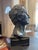 Mid-Century Modern Mid-20th Century Italian Plaster Bust of a Man on Marble Base For Sale - Image 3 of 12