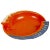 Cabana Style Ceramic Coral-Colored Pipe Ashtray, 1930s For Sale