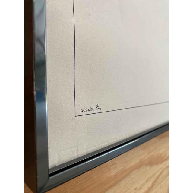 Postmodern Colorful Dot Matrix Cube Lithograph (1981) For Sale - Image 4 of 17