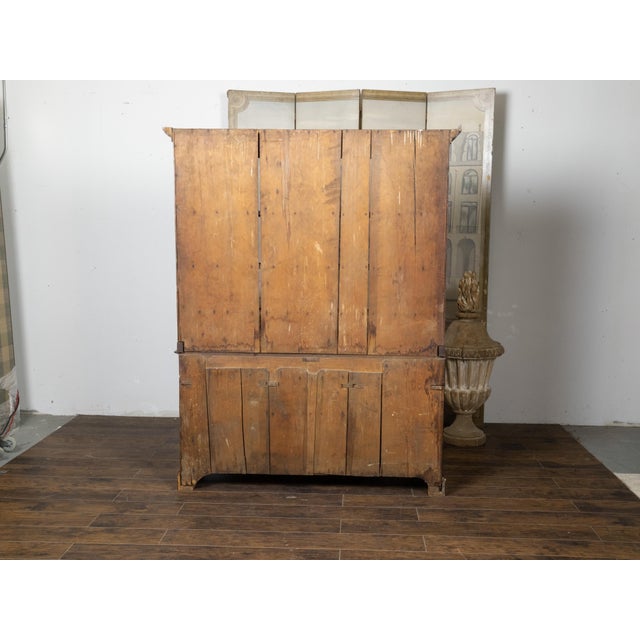 Brown English 19th Century Oak Welsh Dresser with Open Shelves and Low Sideboard For Sale - Image 8 of 12