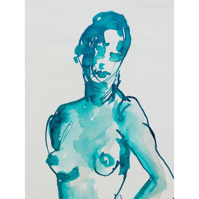 Price reduced, over 55 people have liked this painting, be the one to own it! Unique and contemporary ink drawing of a...