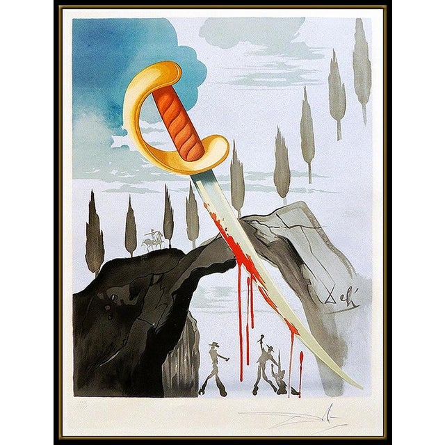 Message us to inquire about custom framing options! (Included for free with every purchase) The piece is of impressive...