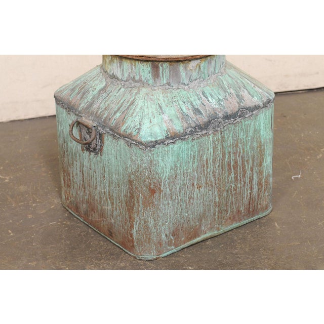A French nicely sized copper vessel from the mid 20th century. This vintage basin from France, originally crafted as a...