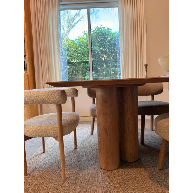 Maiden Home Reade 84" Dining Table in Pecan For Sale - Image 11 of 11