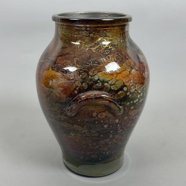 1980s Artistic Glass Vase by Jean Noël Bouillet, 1980s For Sale - Image 5 of 15