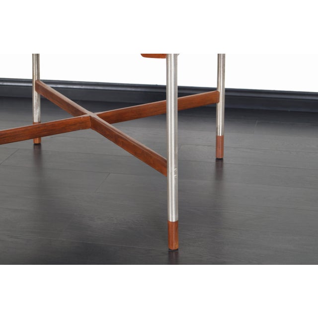 Wood Mid-Century Modern Starburst Walnut Table by Jack Cartwright for Founders, 1960s For Sale - Image 7 of 12
