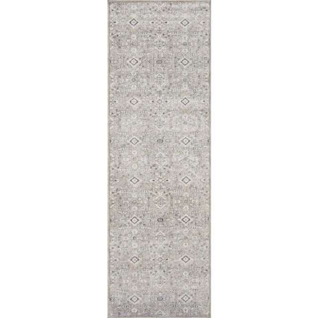 Not Yet Made - Made To Order Amber Lewis x Loloi Zuma Silver / Sky 5'-3" x 7'-9" Area Rug For Sale - Image 5 of 6