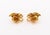 Metal 18k Rose Gold, Diamond, and Heart-Form Peridot Earrings For Sale - Image 7 of 8