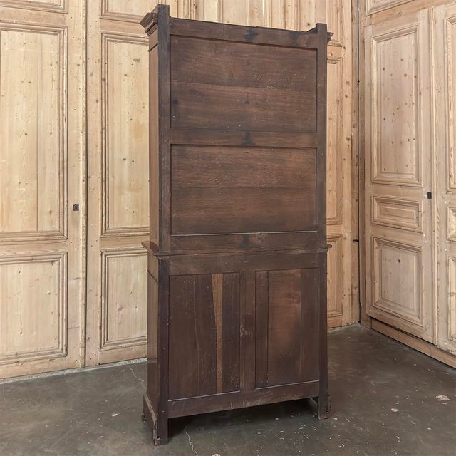 19th Century Louis Philippe Period Walnut Bookcase For Sale - Image 18 of 18