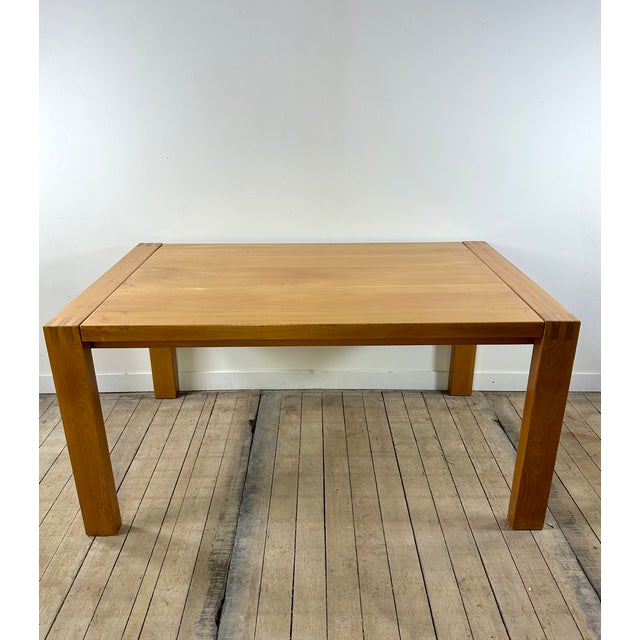Extendable Table in Oiled Elm from Maison Regain, 1970s For Sale - Image 13 of 13