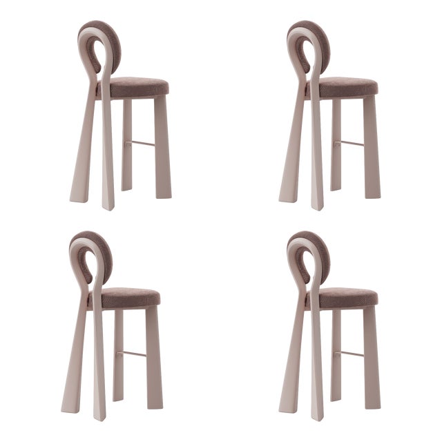 Mary Bar Chairs by Ottiu, Set of 4 For Sale