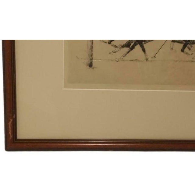 Drawing/Sketching Materials 1920s International Polo Argentina vs Usa by Paul Desmond Brown (Signed) For Sale - Image 7 of 10