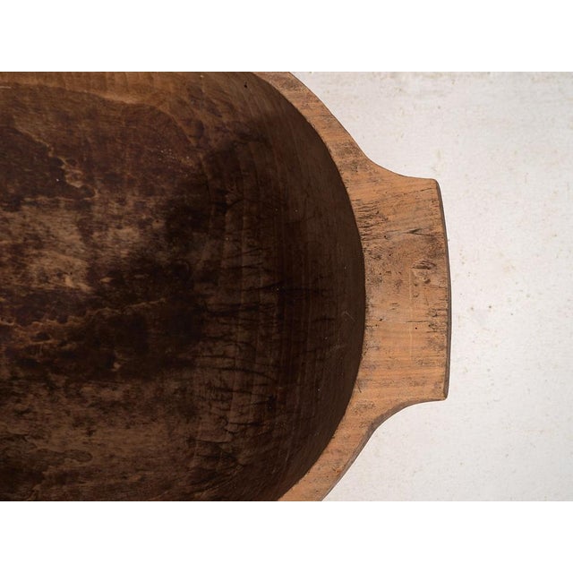 Antique Carved Wooden Bow For Sale - Image 6 of 8