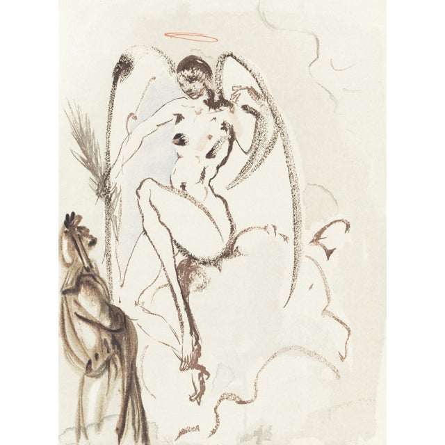 Original engraving from Salvador Dalí’s "The Divine Comedy" published by Editions d’Art Les Heures Claires, Paris, in...
